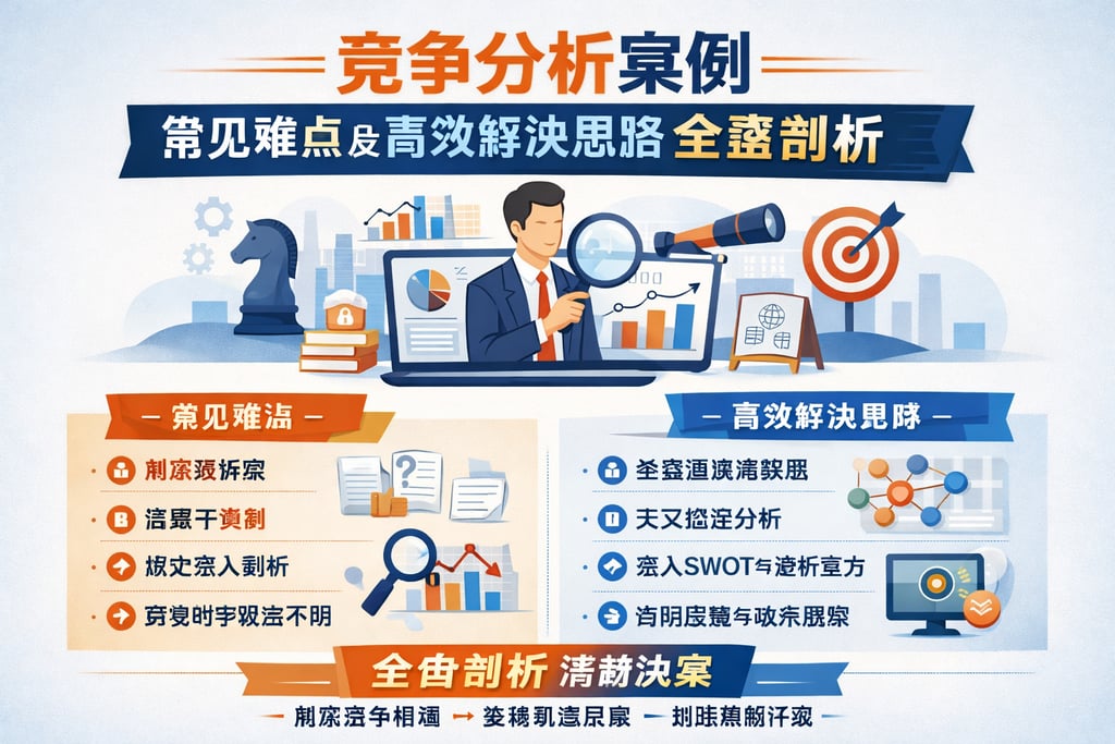 竞争分析案例常见难点及高效解决思路全盘剖析