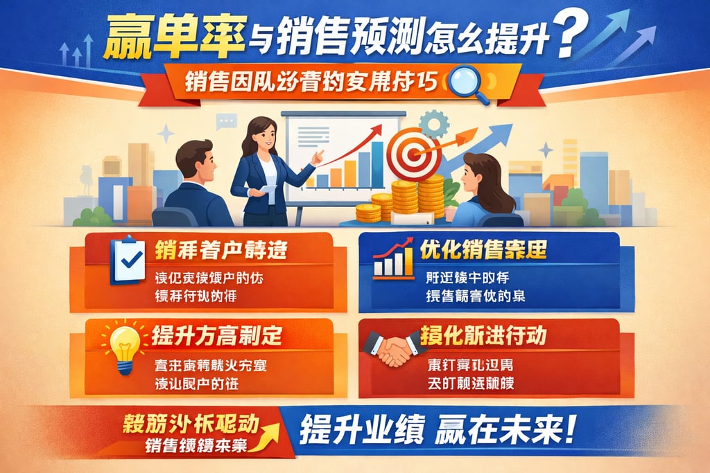 赢单率与销售预测怎么提升？销售团队必看的实用技巧