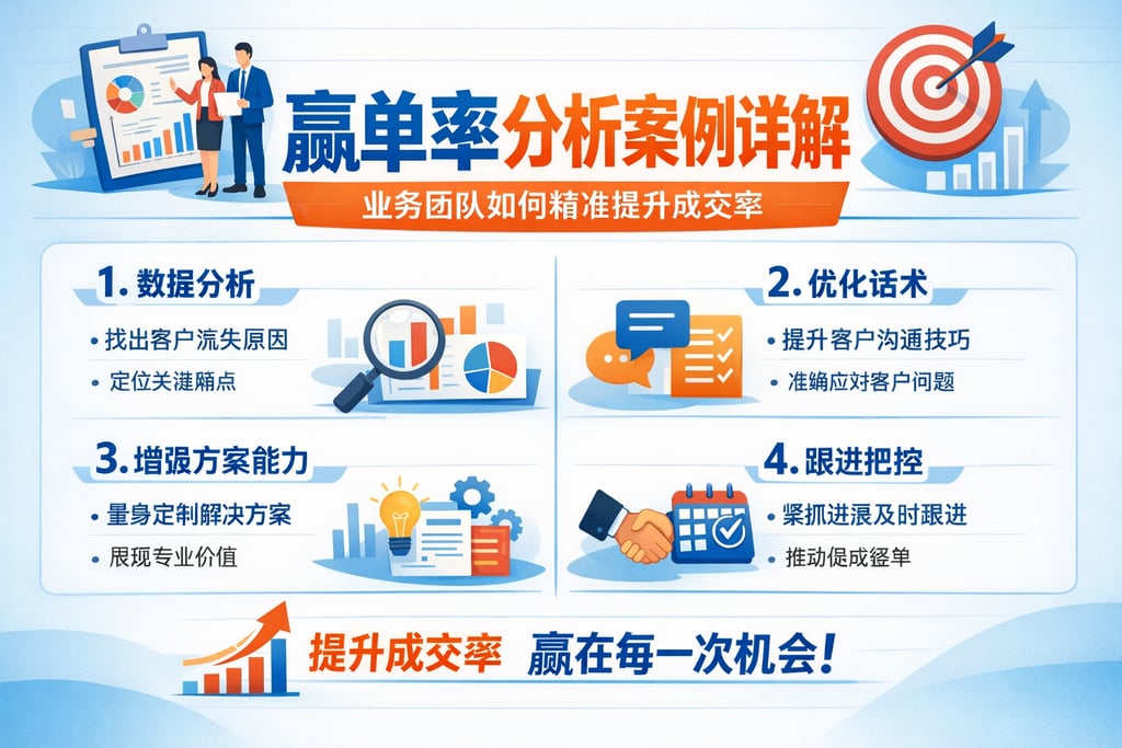 赢单率分析案例详解：业务团队如何精准提升成交率