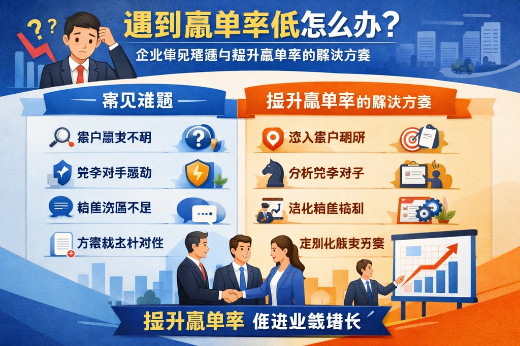 遇到赢单率低怎么办？企业常见难题与提升赢单率的解决方案