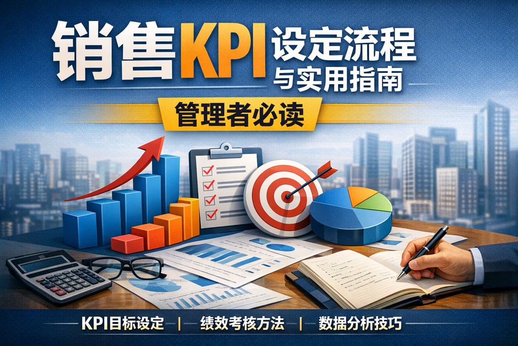销售KPI设定流程与实用指南，管理者必读
