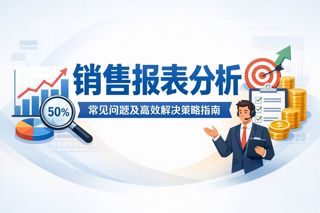 销售报表分析常见问题及高效解决策略指南