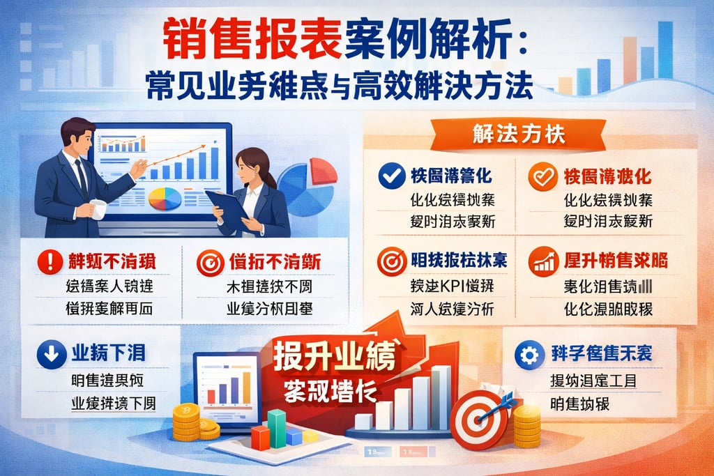 销售报表案例解析：常见业务难点与高效解决方法