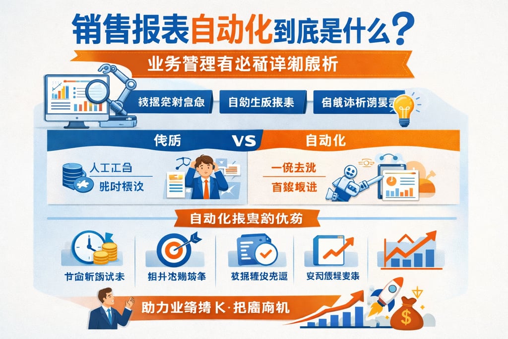 销售报表自动化到底是什么？业务管理者必看详细解析