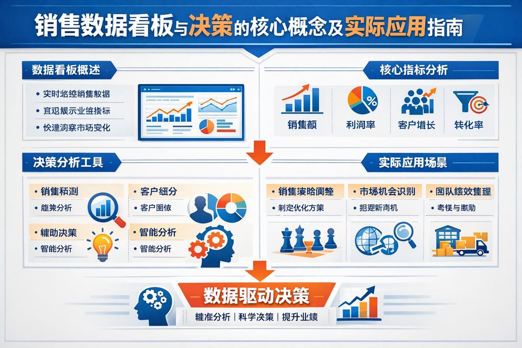 销售数据看板与决策的核心概念及实际应用指南