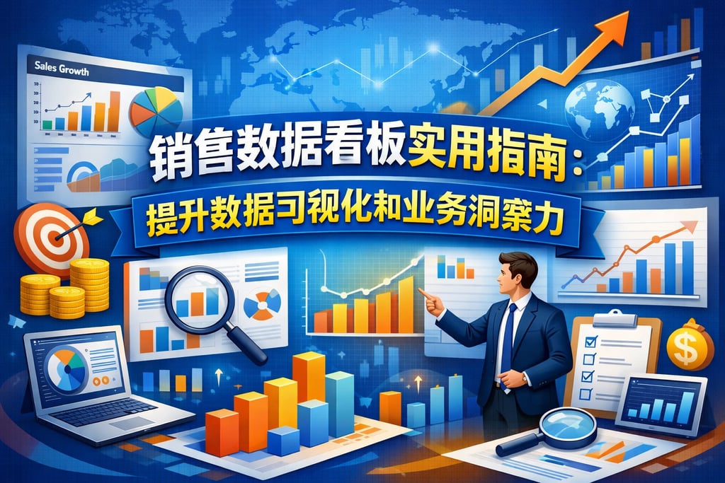 销售数据看板实用指南：提升数据可视化和业务洞察力
