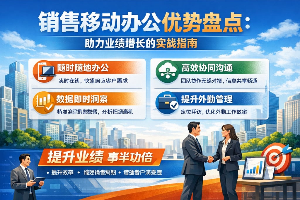 销售移动办公优势盘点：助力业绩增长的实战指南