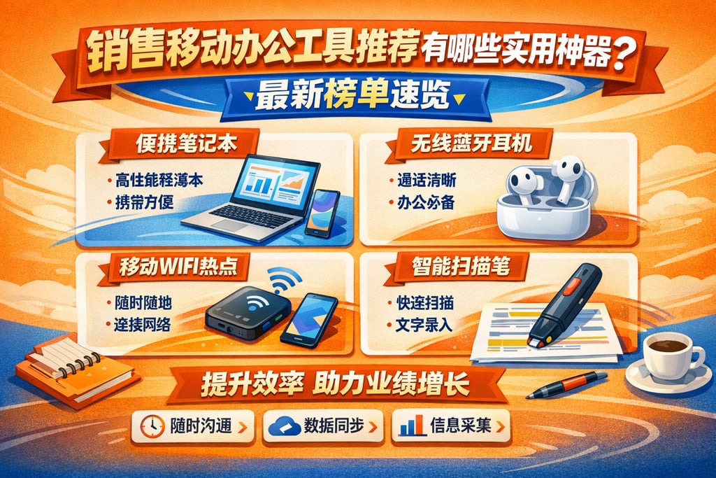 销售移动办公工具推荐有哪些实用神器？最新榜单速览