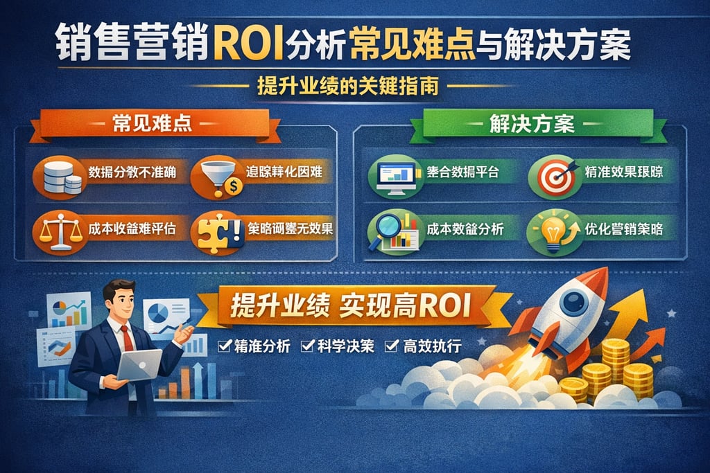 销售营销ROI分析常见难点与解决方案，提升业绩的关键指南
