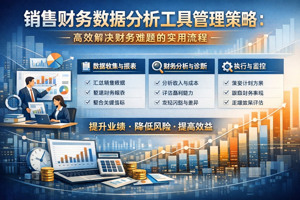 销售财务数据分析工具管理策略：高效解决财务难题的实用流程