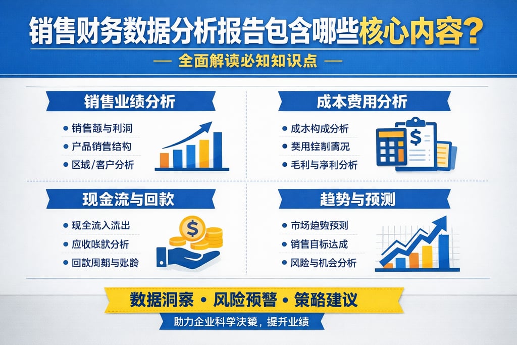 销售财务数据分析报告包含哪些核心内容？全面解读必知知识点