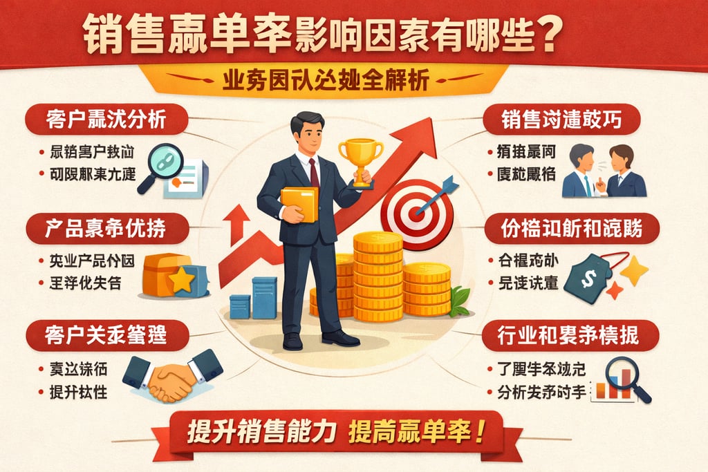 销售赢单率影响因素有哪些？业务团队必知全解析