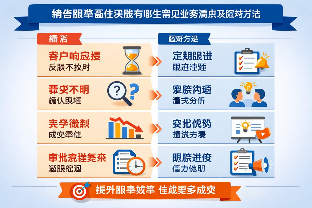 销售跟单最佳实践有哪些常见业务痛点及应对方法
