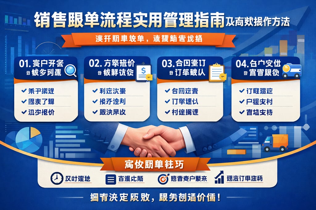 销售跟单流程实用管理指南及高效操作方法