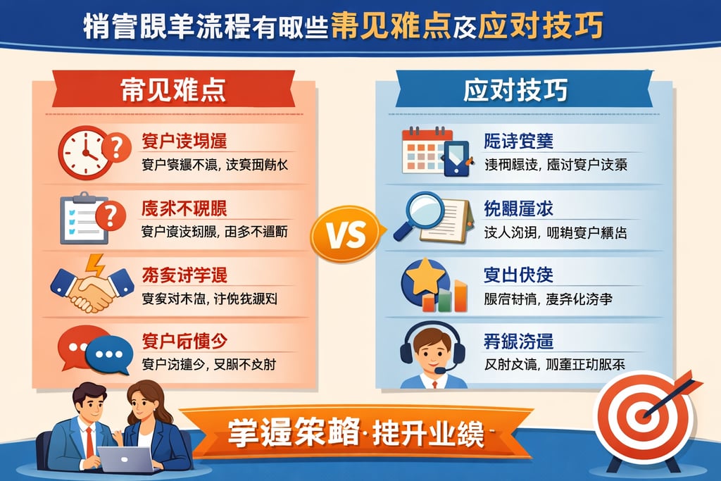 销售跟单流程有哪些常见难点及应对技巧