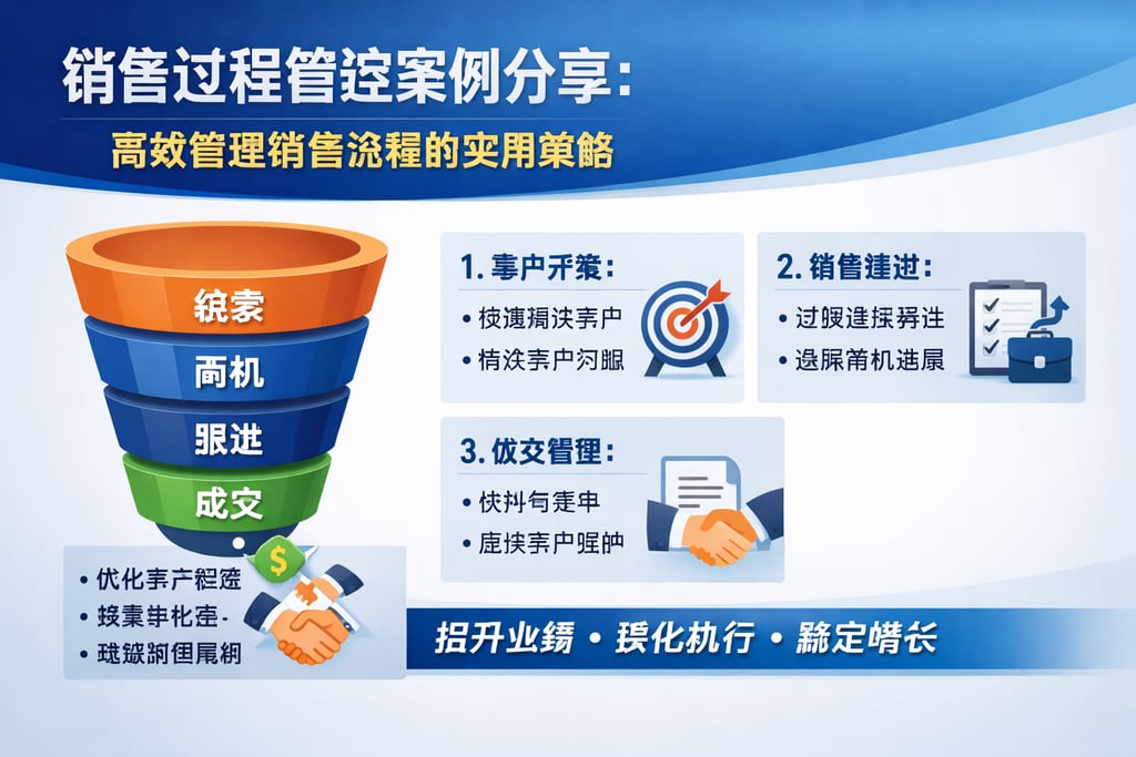 销售过程管控案例分享：高效管理销售流程的实用策略