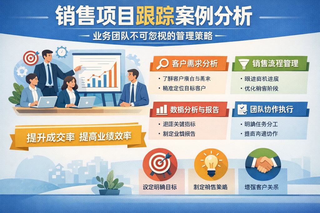 销售项目跟踪案例分析：业务团队不可忽视的管理策略