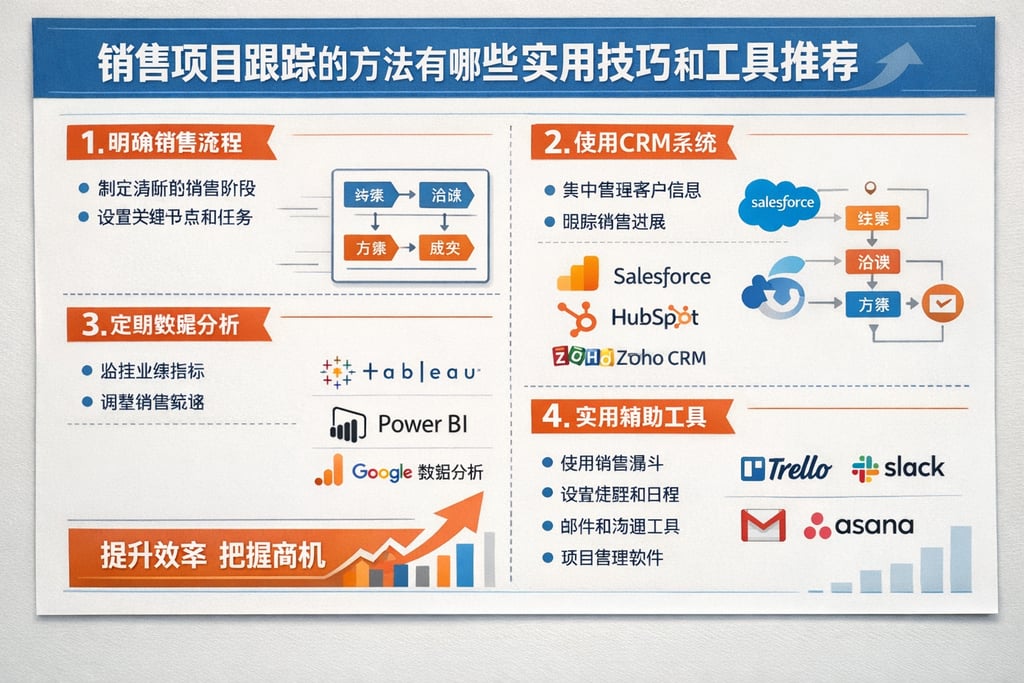 销售项目跟踪的方法有哪些实用技巧和工具推荐