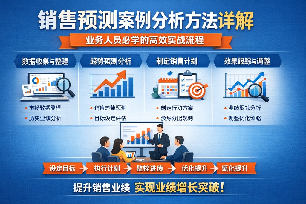 销售预测案例分析方法详解：业务人员必学的高效实战流程
