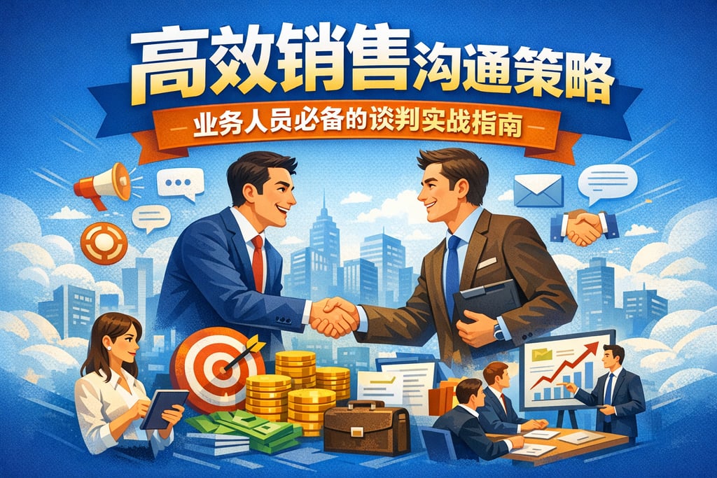 高效销售沟通策略：业务人员必备的谈判实战指南