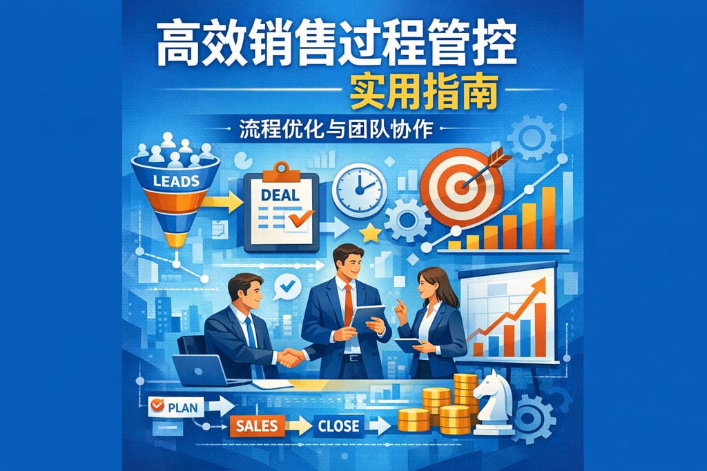 高效销售过程管控实用指南：流程优化与团队协作