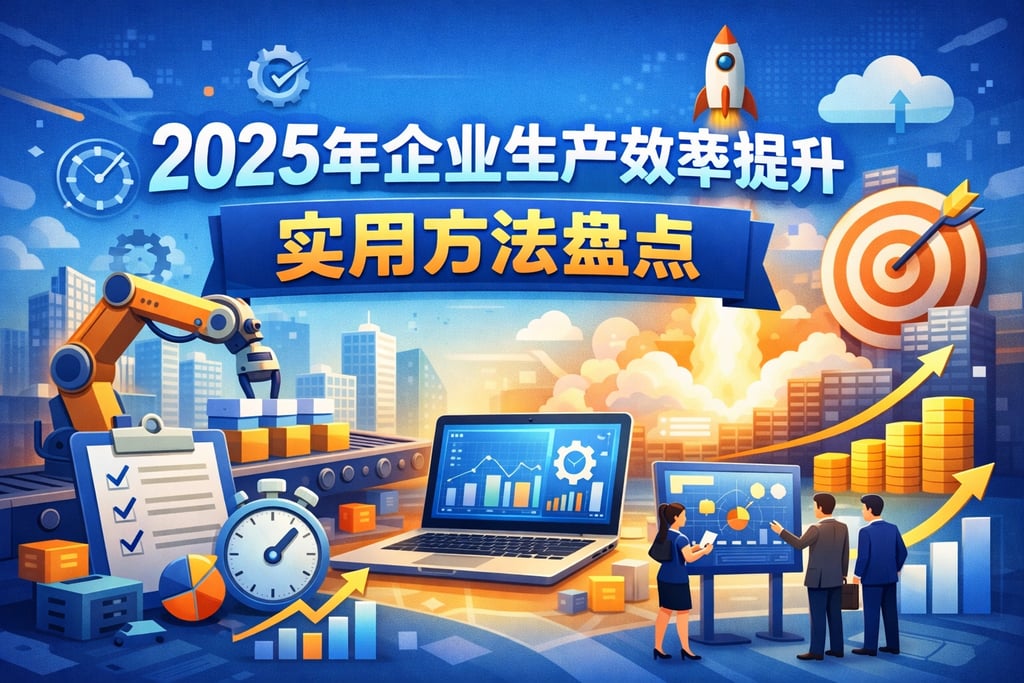 2025年企业生产效率提升实用方法盘点