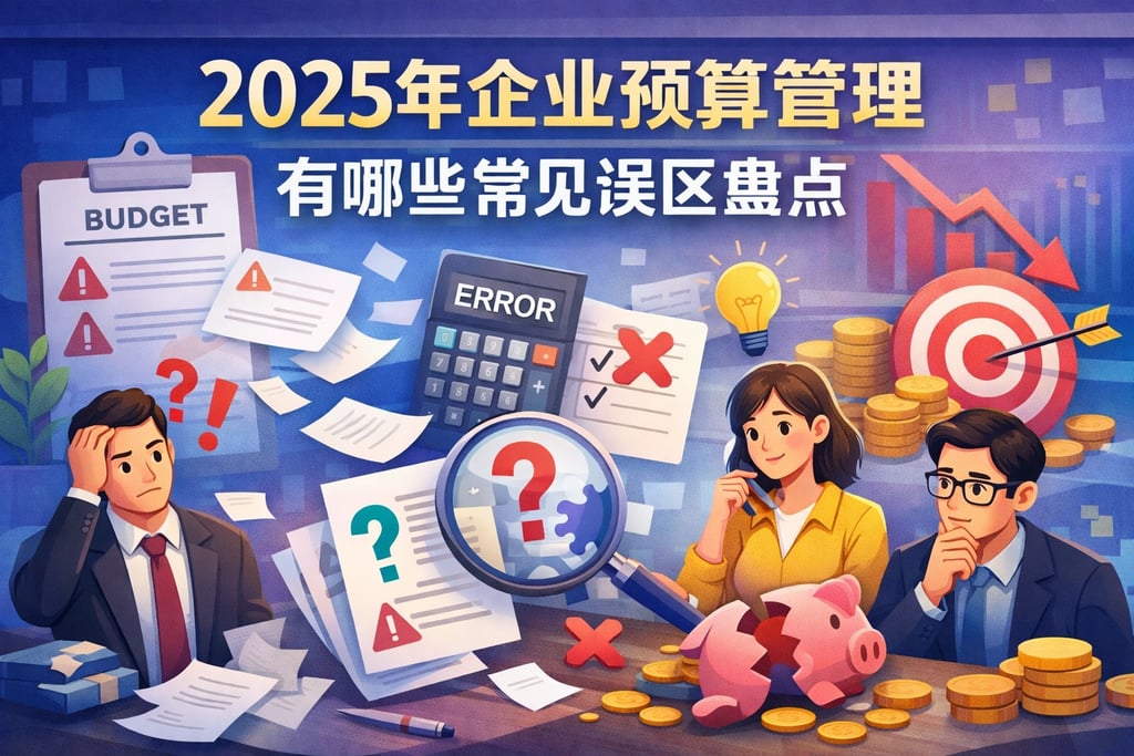 2025年企业预算管理有哪些常见误区盘点