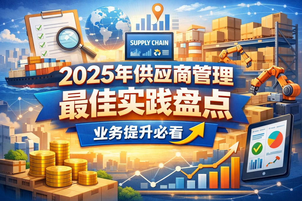 2025年供应商管理最佳实践盘点，业务提升必看