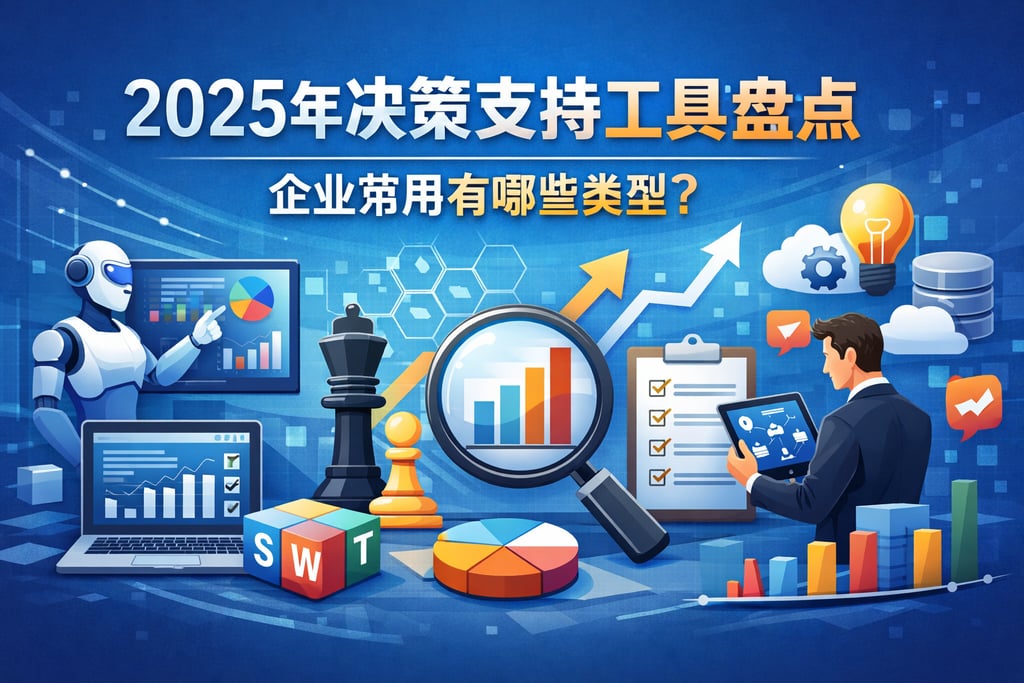 2025年决策支持工具盘点：企业常用有哪些类型？
