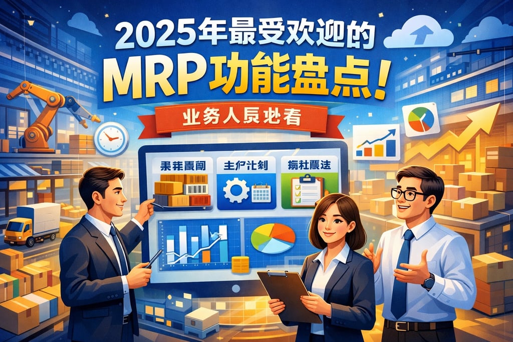 2025年最受欢迎的MRP功能盘点，业务人员必看