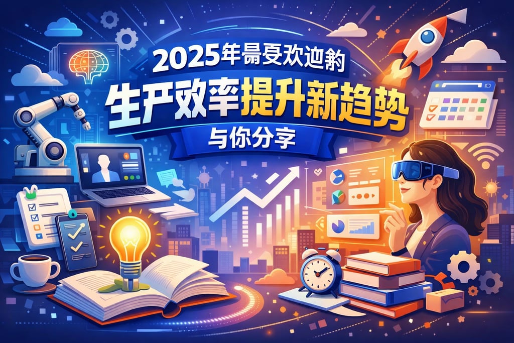 2025年最受欢迎的生产效率提升新趋势与你分享