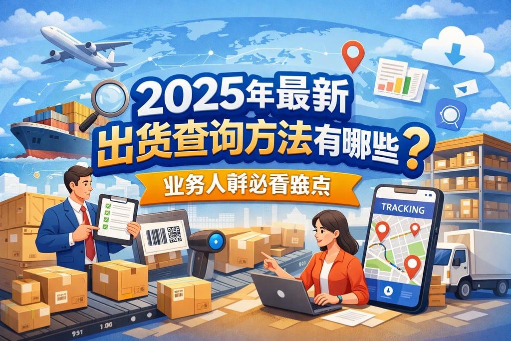 2025年最新出货查询方法有哪些？业务人群必看盘点