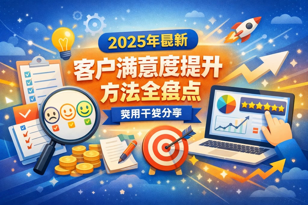2025年最新客户满意度提升方法全盘点，实用干货分享