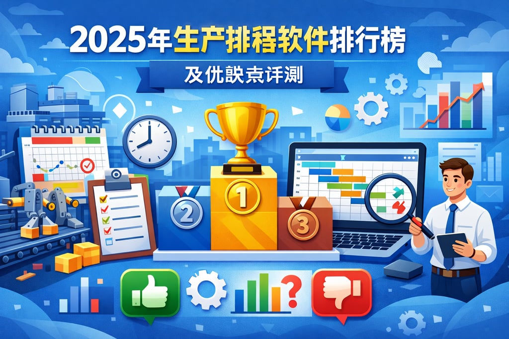 2025年生产排程软件排行榜及优缺点评测