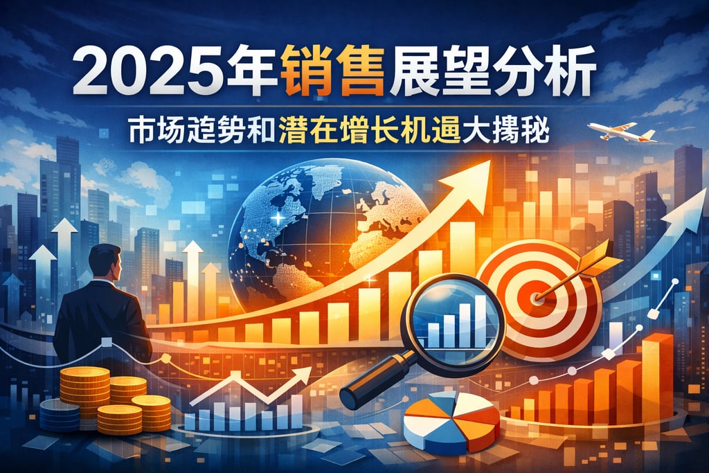 2025年销售展望分析：市场趋势和潜在增长机遇大揭秘