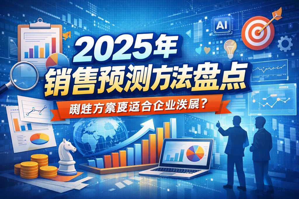 2025年销售预测方法盘点，哪些方案更适合企业发展