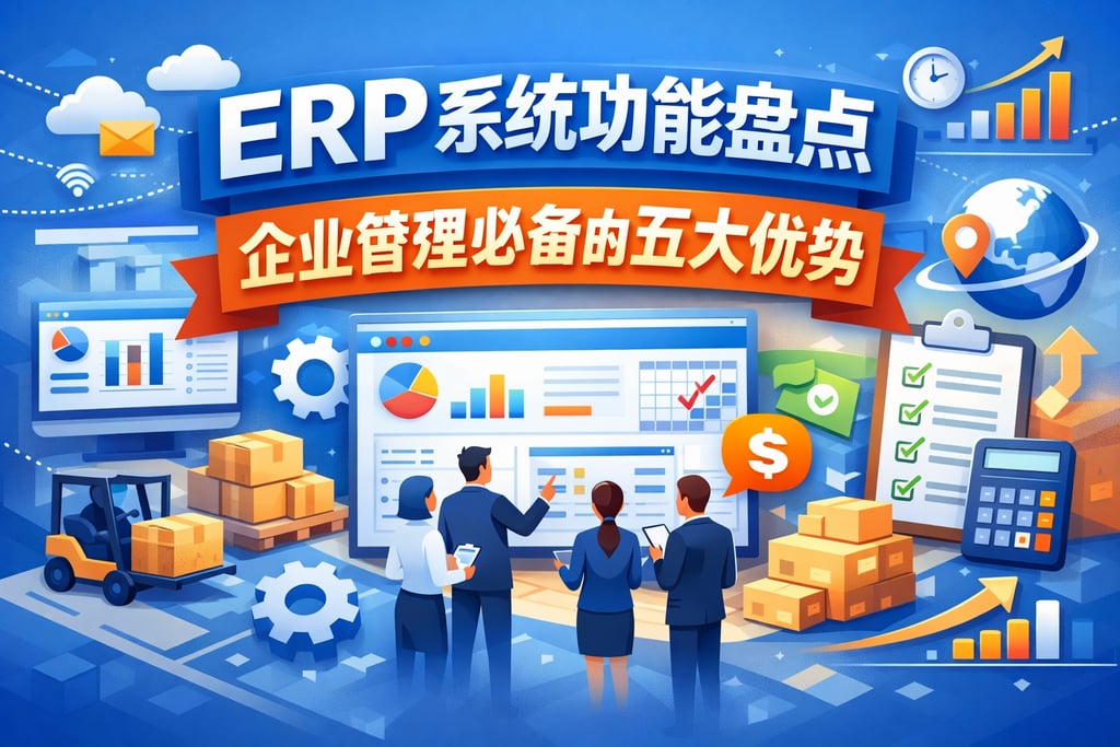 ERP系统功能盘点：企业管理必备的五大优势