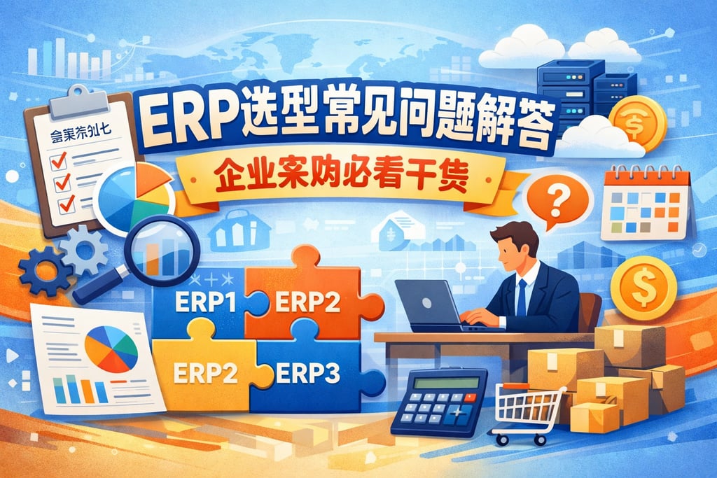 ERP选型常见问题解答，企业采购必看干货