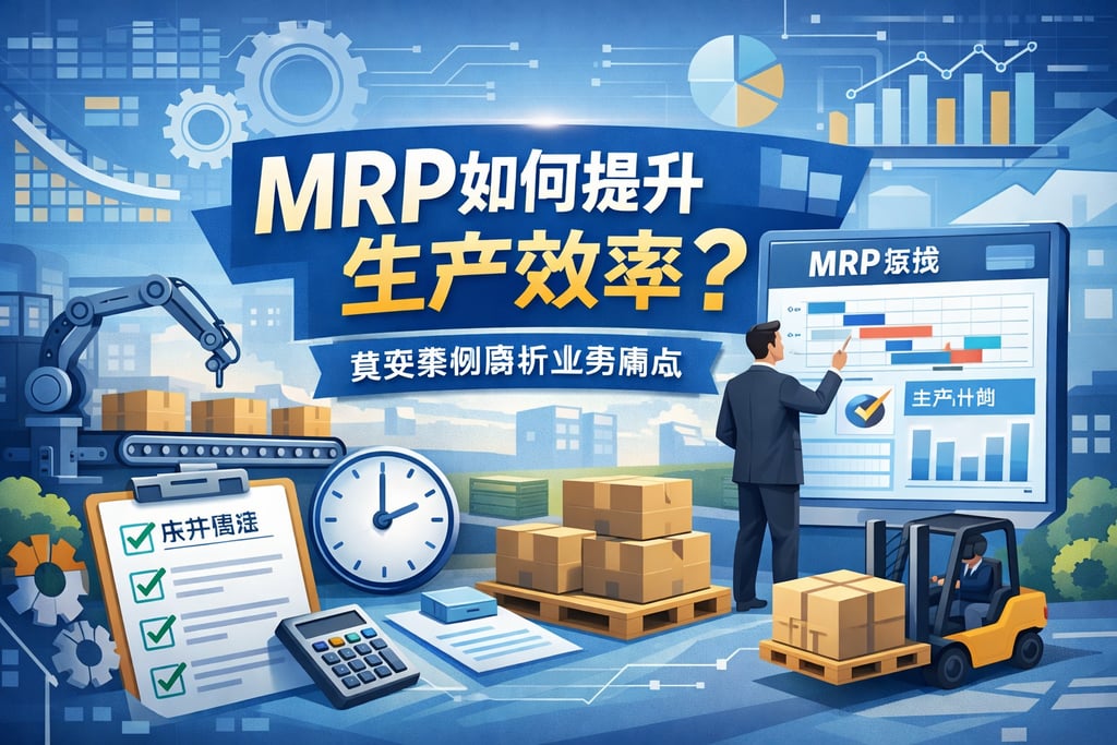 MRP如何提升生产效率？真实案例解析业务痛点