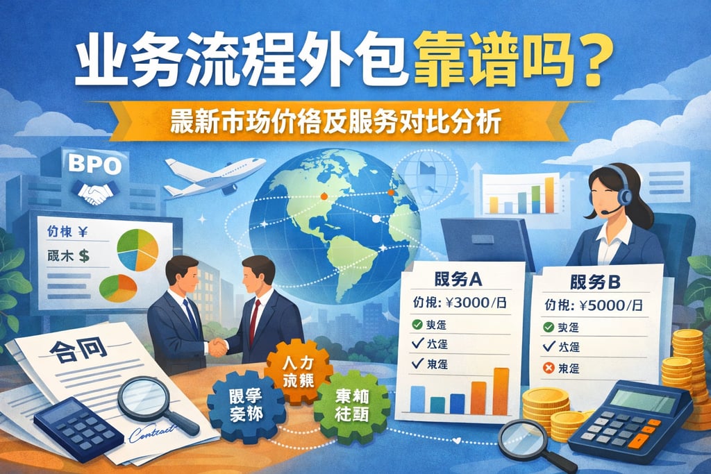 业务流程外包靠谱吗？最新市场价格及服务对比分析