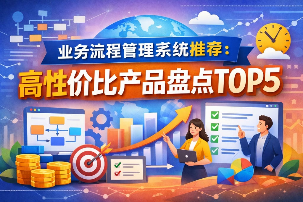业务流程管理系统推荐：高性价比产品盘点TOP5