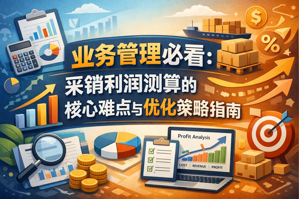 业务管理必看：采销利润测算的核心难点与优化策略指南