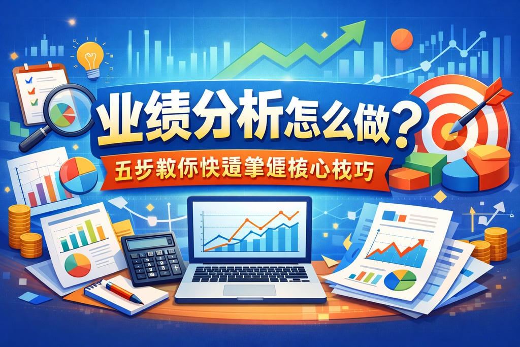 业绩分析怎么做？五步教你快速掌握核心技巧