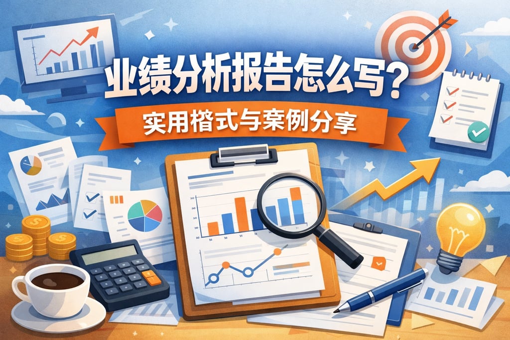 业绩分析报告怎么写？实用格式与案例分享