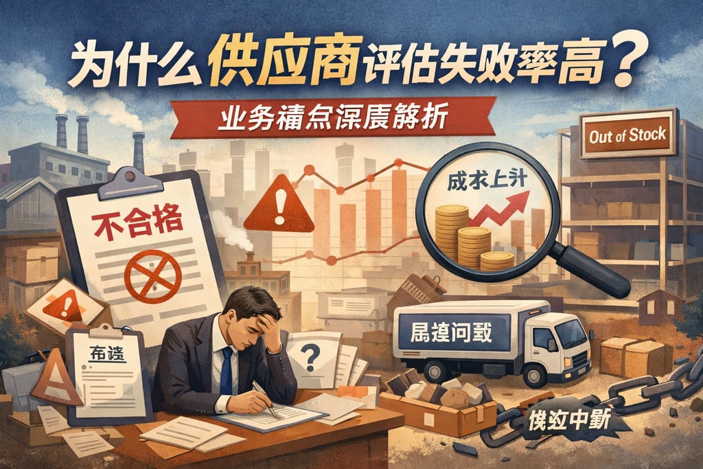 为什么供应商评估失败率高？业务痛点深度解析