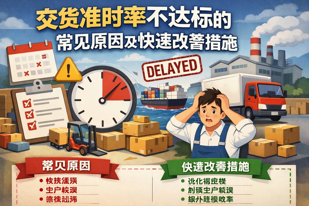 交货准时率不达标的常见原因及快速改善措施