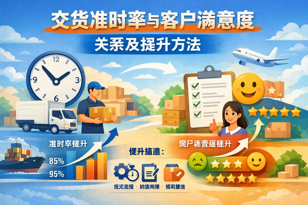 交货准时率和客户满意度的关系及提升方法