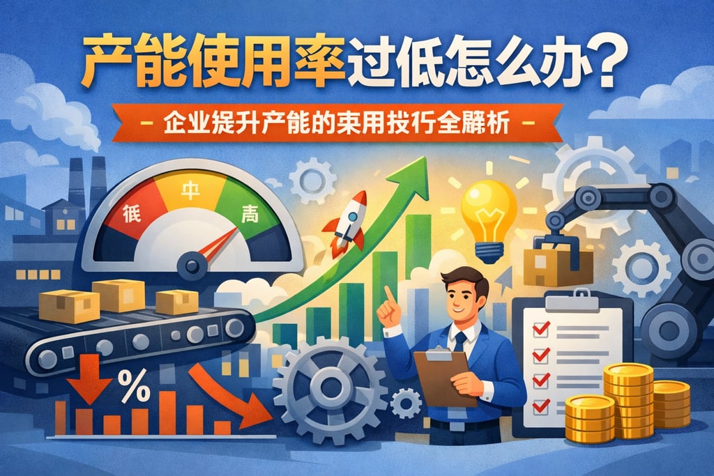 产能使用率过低怎么办？企业提升产能的实用技巧全解析