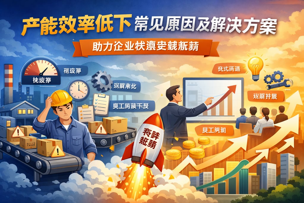 产能效率低下常见原因及解决方案，助力企业快速突破瓶颈