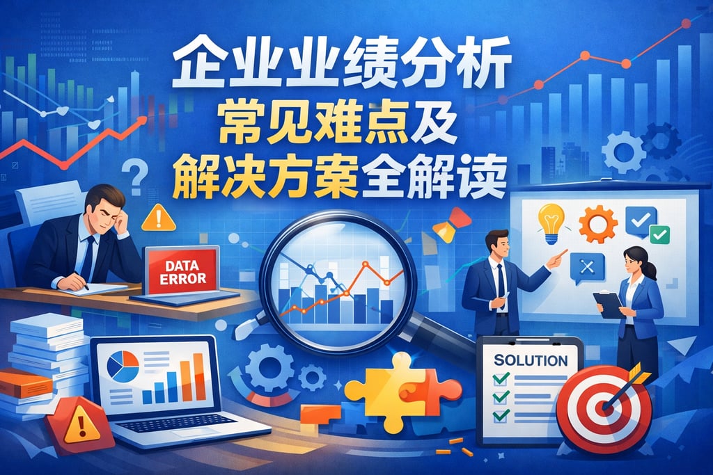 企业业绩分析常见难点及解决方案全解读